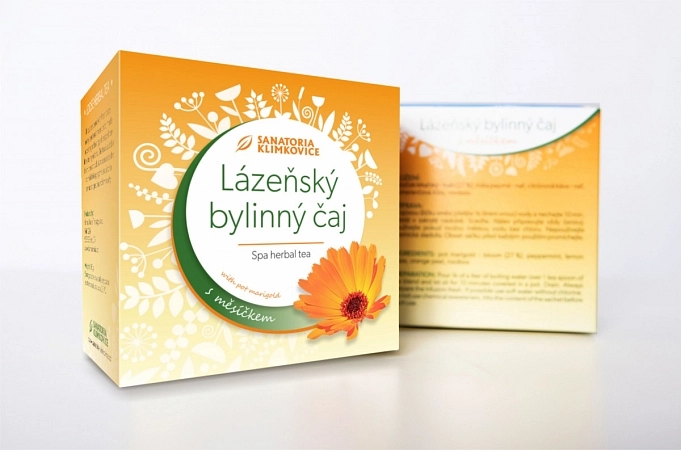 Lázeňský bylinný čaj s měsíčkem