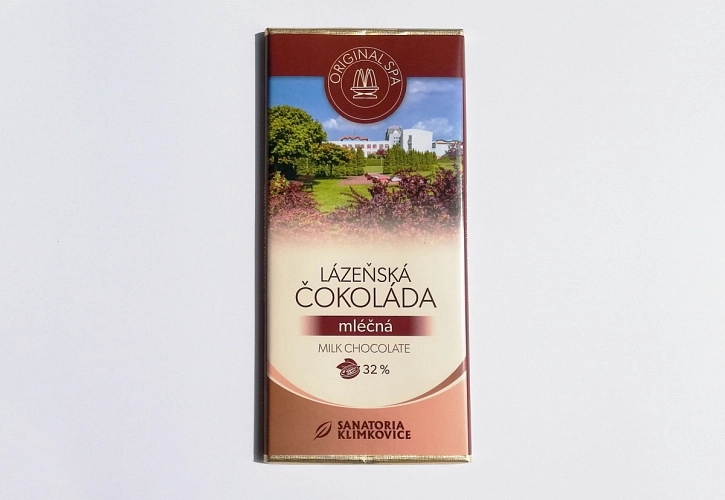 Lázeňská čokoláda MLÉČNÁ
